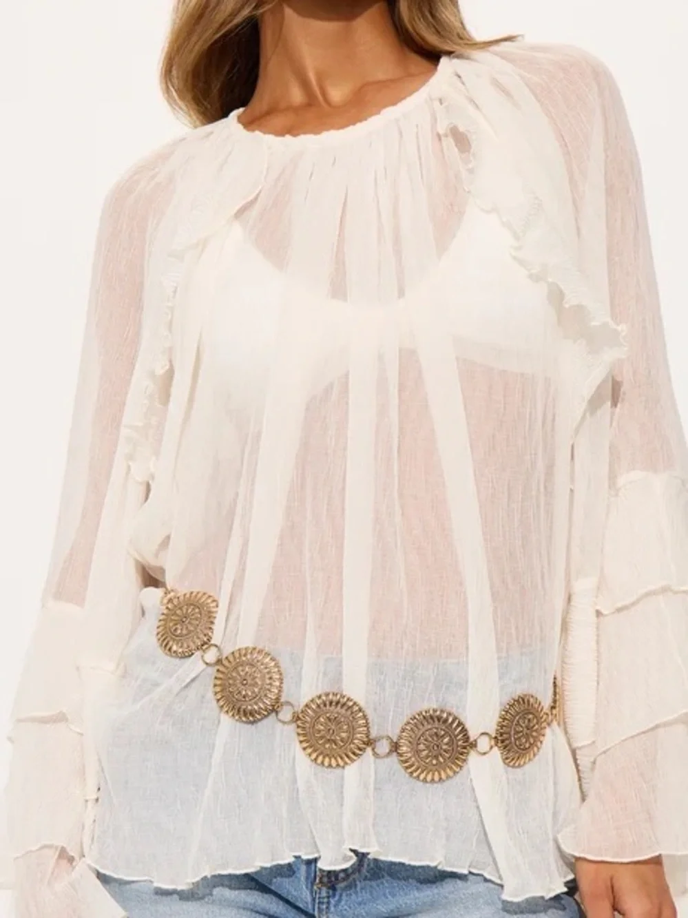 Country Glam Chain Belt NEW 🏷️